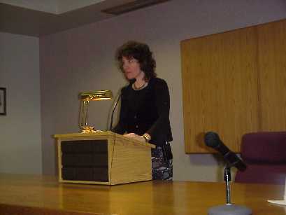 Laura Kasischke at the MSU Library