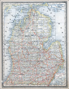 Michigan State University Libraries - Map Library - Footpaths to ...