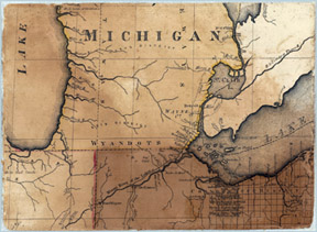 Abraham Bradley, Map of the United States, 1809