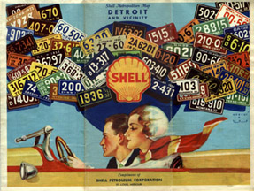 1932 Shell map